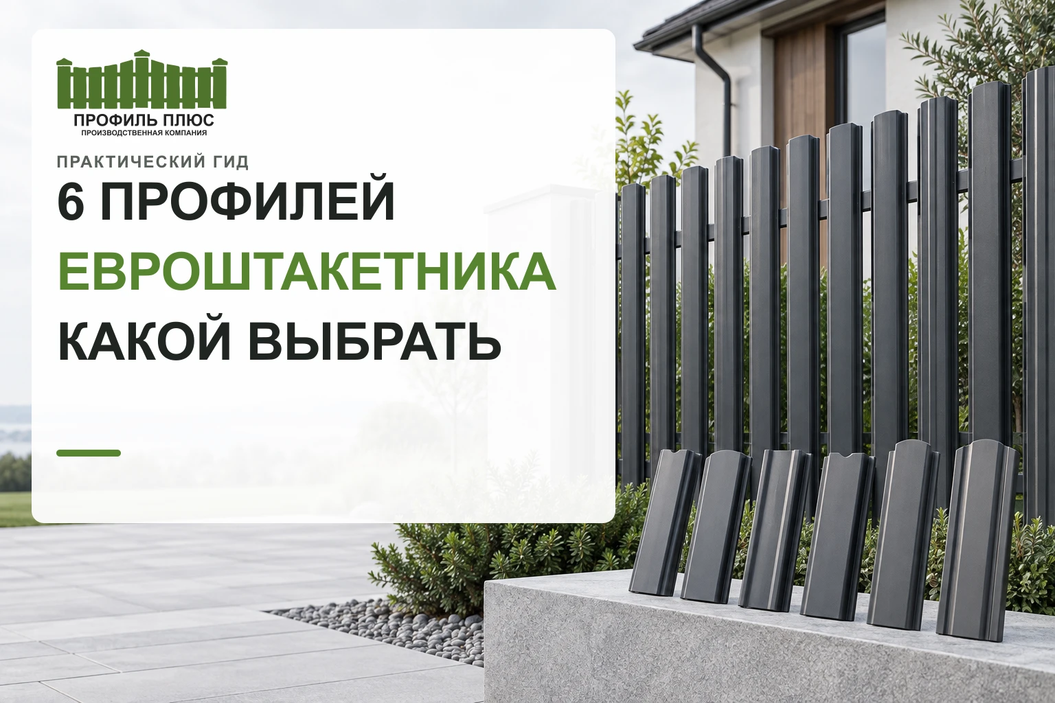 Чем отличаются 6 профилей евроштакетника и какой выбрать