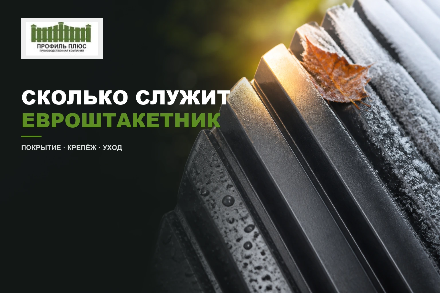 Сколько служит евроштакетник и от чего зависит срок службы